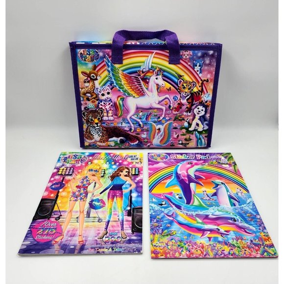 Lisa Frank | Toys | Lisa Frank Coloring Activity Set W Fold Out Storage ...